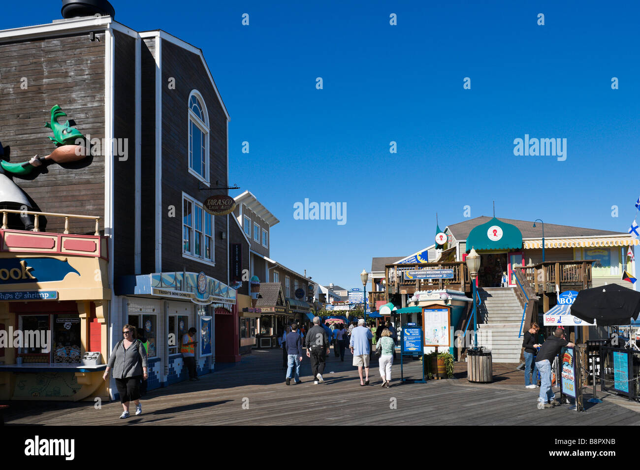 Pier 39, Fisherman's Wharf, San Francisco, California, USA Banque D'Images