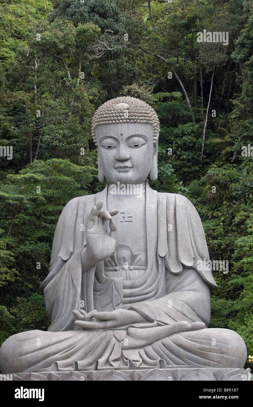 Statue de Bouddha au Temple Chin Swee Genting Highland, Malaisie, Banque D'Images