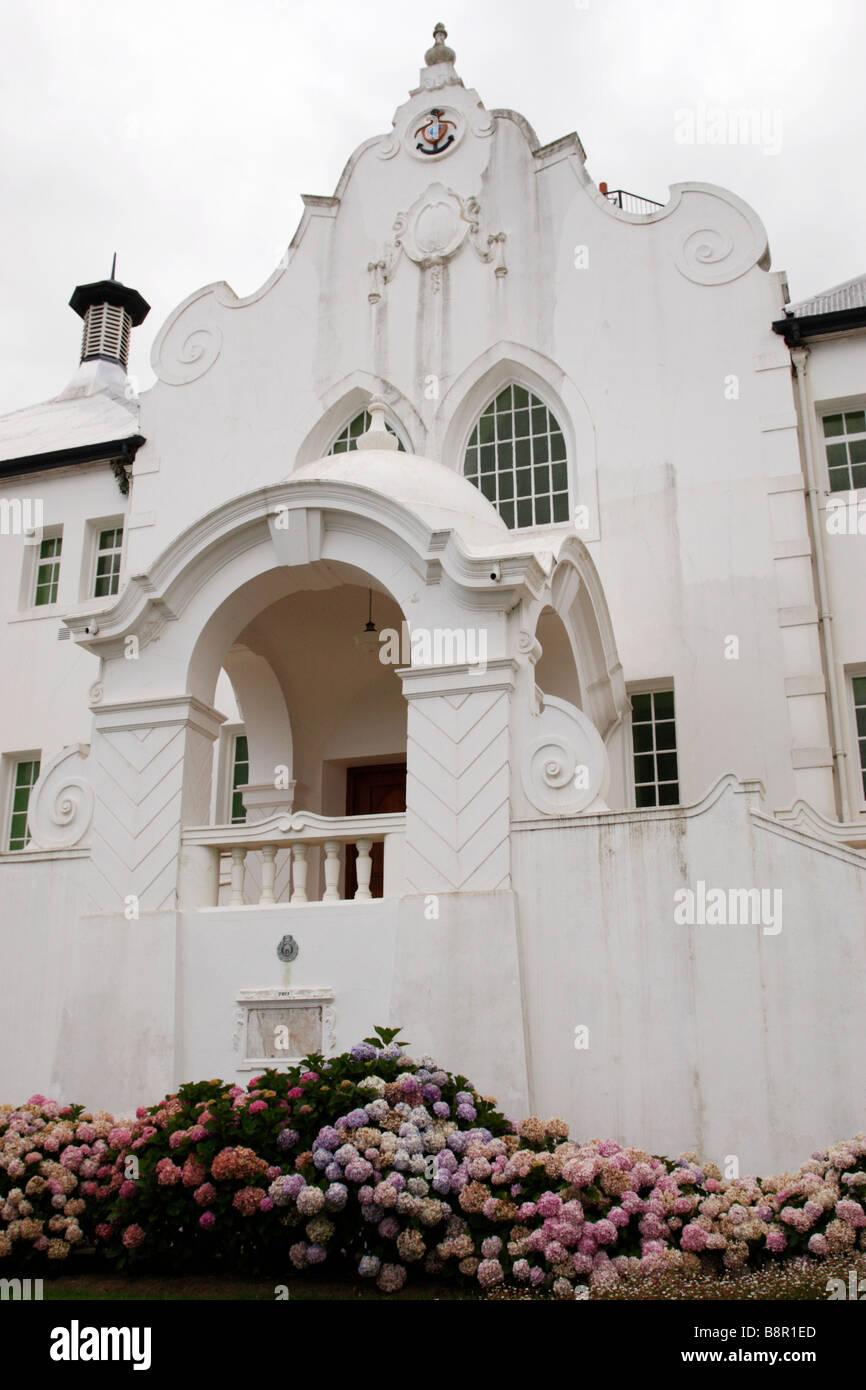 L'église réformée néerlandaise construit en 1911 sur voortrek street R60 swellendam afrique du sud Western Cape Province Banque D'Images