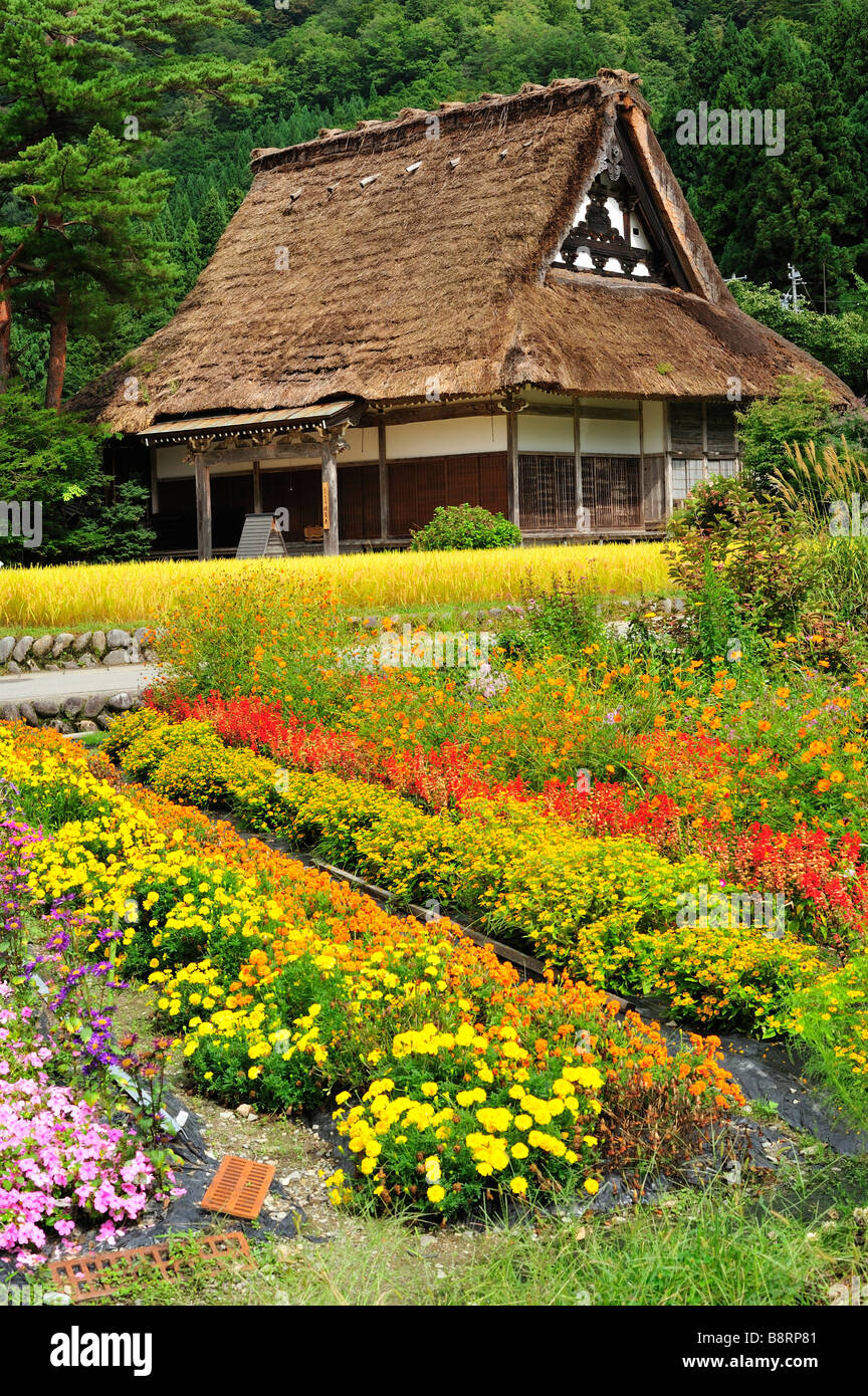 Miyozenji, Shirakawa-go, préfecture de Gifu, Japon Banque D'Images