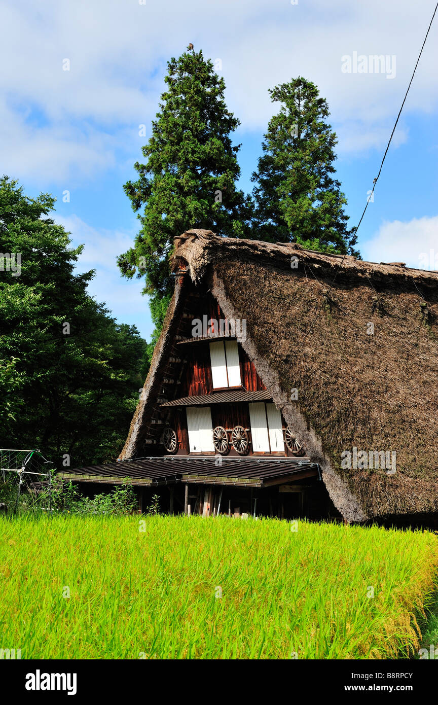 Shirakawa-go, préfecture de Gifu, Japon Banque D'Images