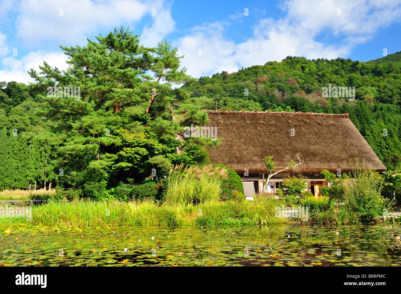 Maison de l'AMA, Shirakawa-go, préfecture de Gifu, Japon Banque D'Images