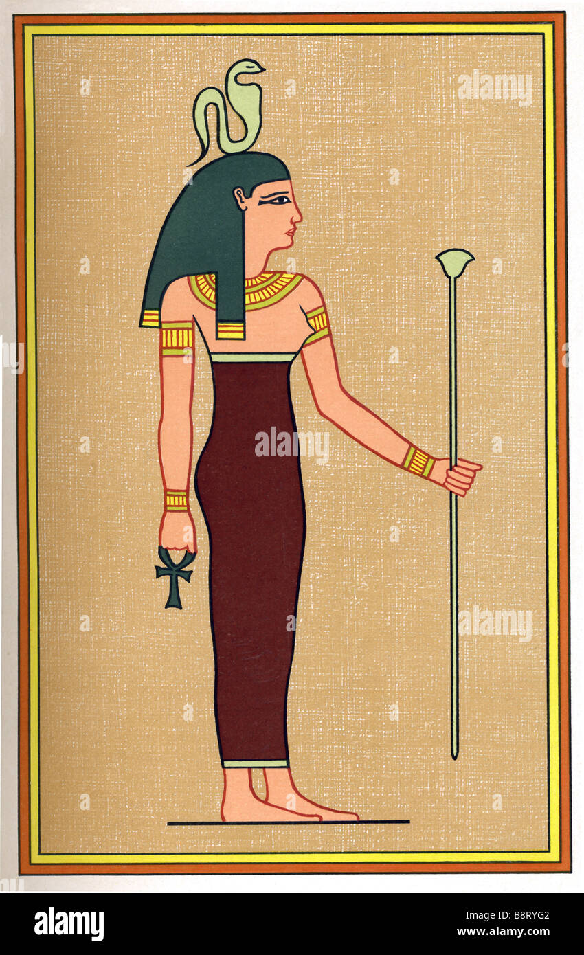 Avec APIT qui valait vraiment la déesse égyptienne Banque D'Images