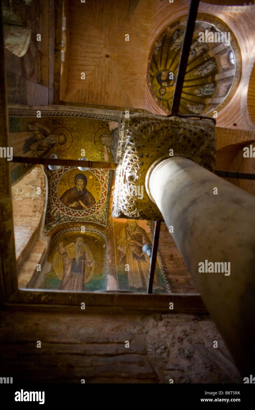 Saint Sauveur l'église byzantine de Chora à Istanbul, Turquie Banque D'Images