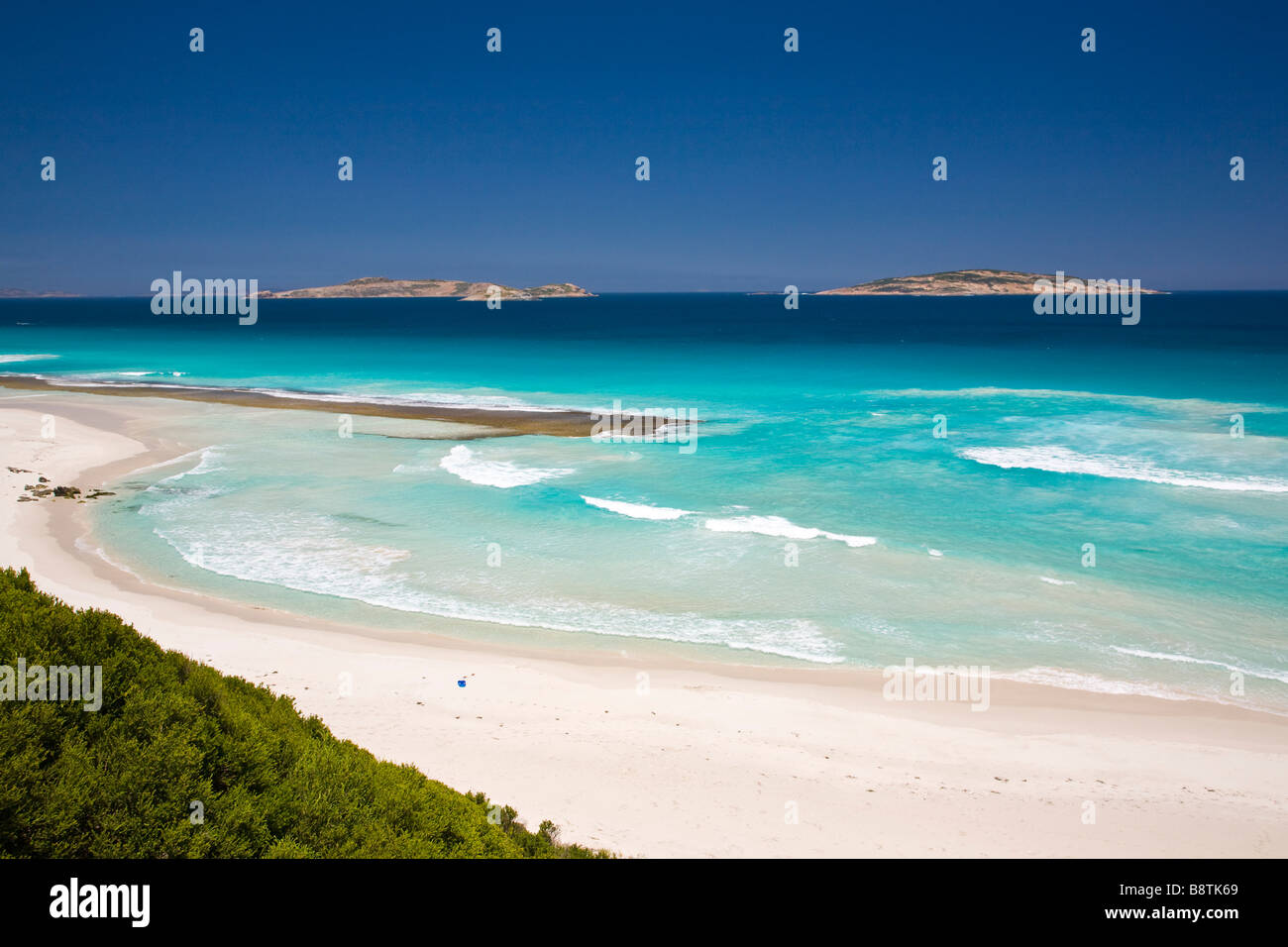 Plage de l'ouest sur la Great Ocean Drive Esperance Australie Occidentale Banque D'Images