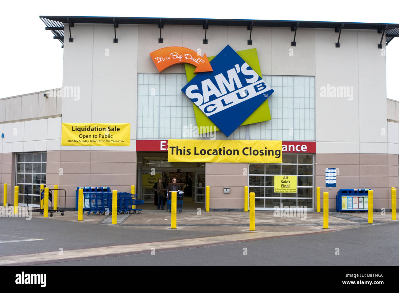 Sam's Club Store fermé au Canada Banque D'Images