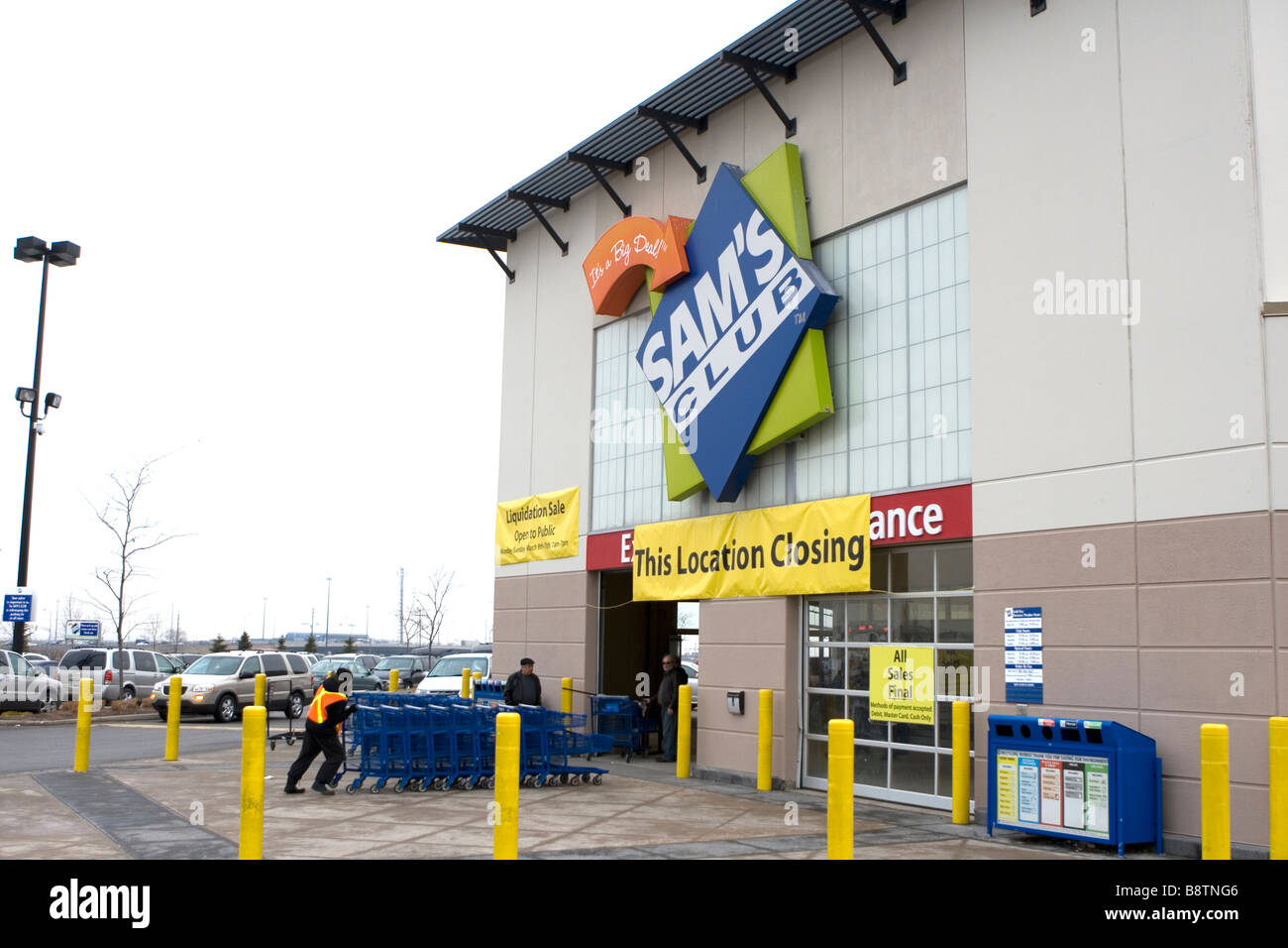 Sam's Club Store fermé au Canada Banque D'Images