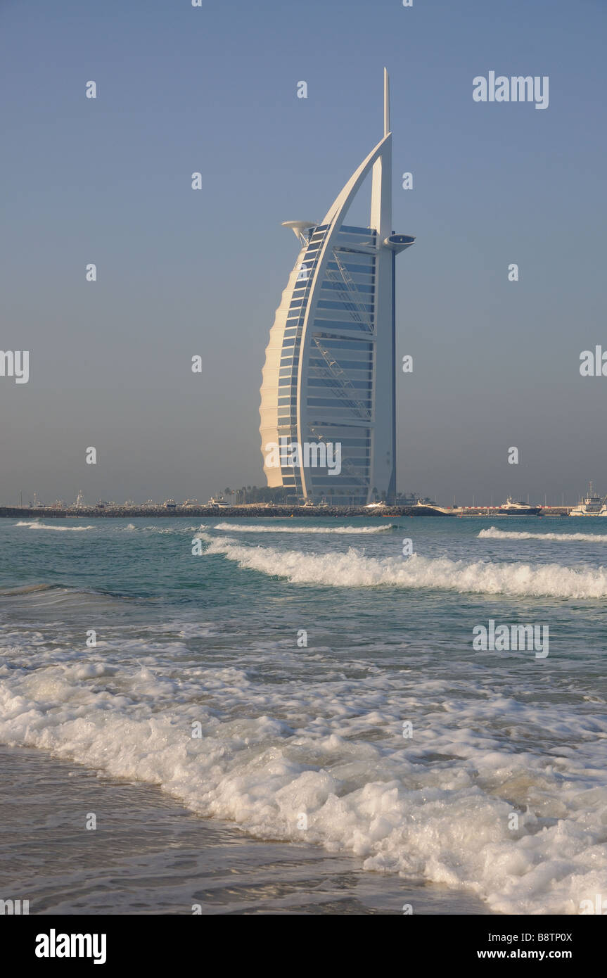 Hôtel Burj Al Arab à Dubaï, Émirats Arabes Unis Banque D'Images