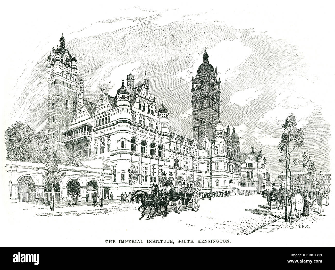 Institut impérial 1893 Exhibition Road South kensington Banque D'Images