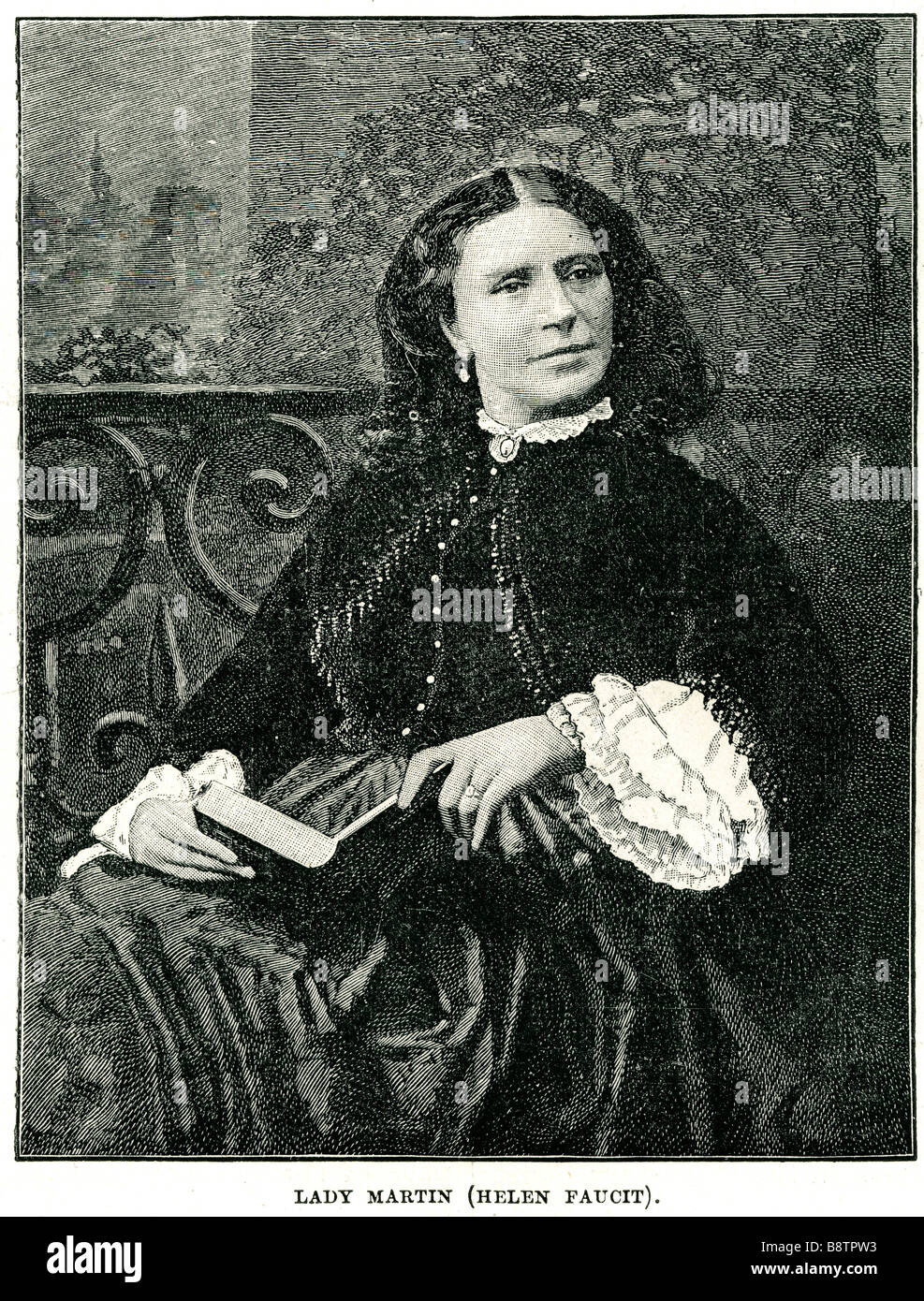 Dame Martin helen faucit Faucit Helena Saville (11 octobre 1817 - 31 octobre 1898) était une actrice anglaise. La fille de Jo Banque D'Images