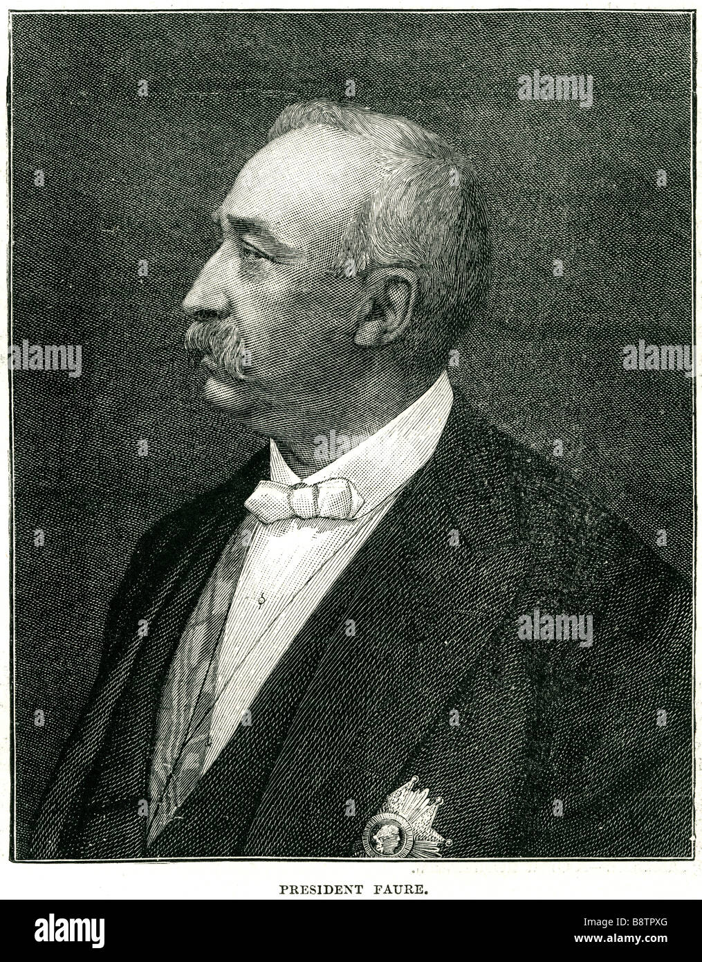 Le président Faure Félix François Faure (30 janvier 1841 - 16 février 1899) a été président de la France de 1895 jusqu'à sa mort. Banque D'Images