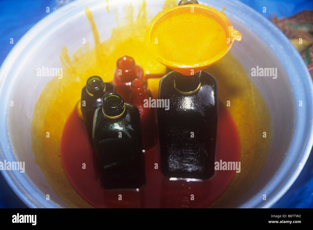 L'huile de palme brute au Ghana, Afrique de l'Ouest Banque D'Images