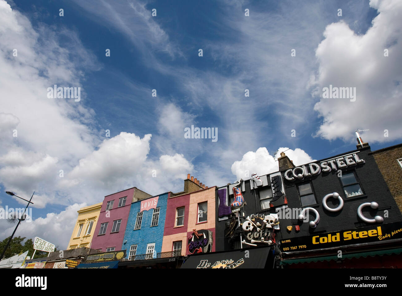 Vue de Camden Town, London, UK Banque D'Images