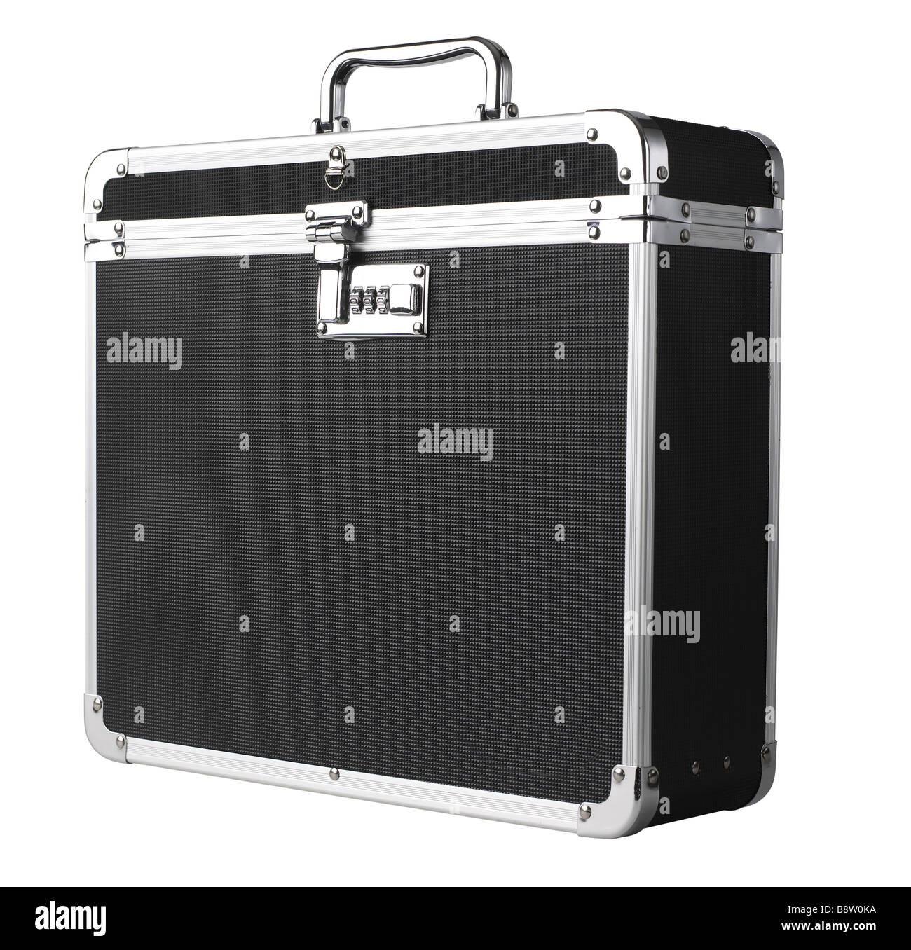 Coffret Noir Porte-documents Attaché Banque D'Images