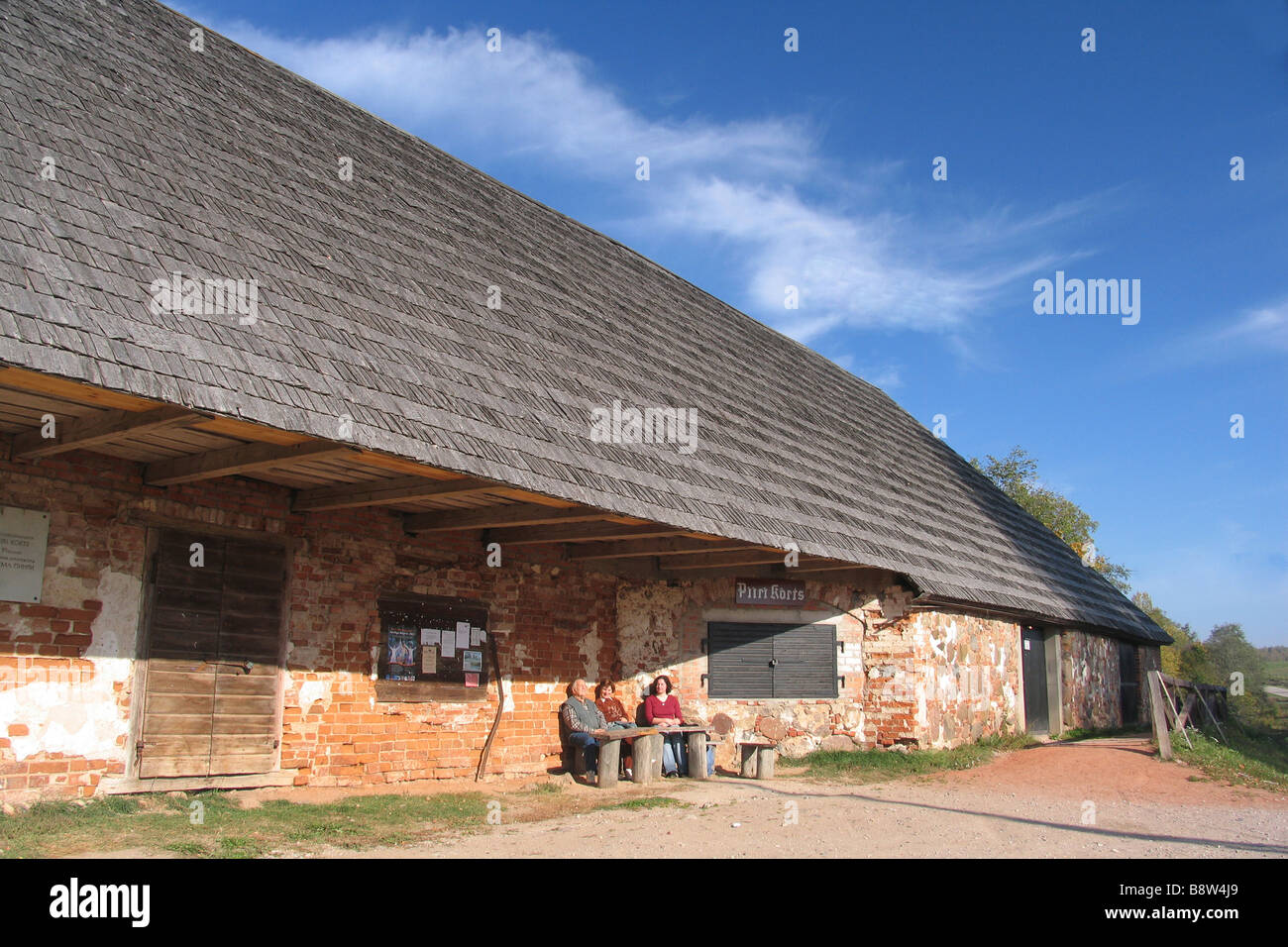 Taverne Piiri Võru Estonie Europe Comté Banque D'Images