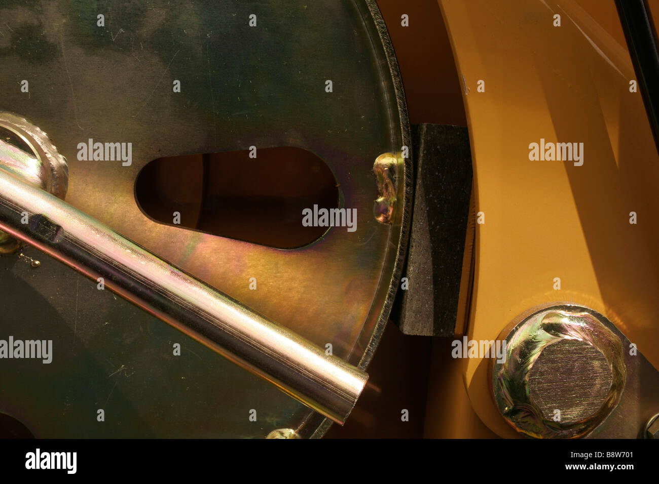 Drag brake friction sur les machines agricoles Banque D'Images