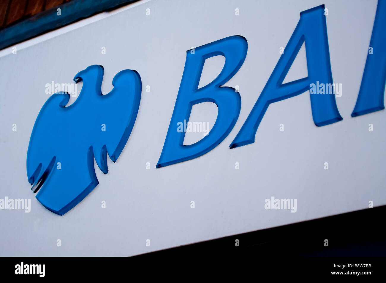 Un signe de la Barclays Bank Banque D'Images