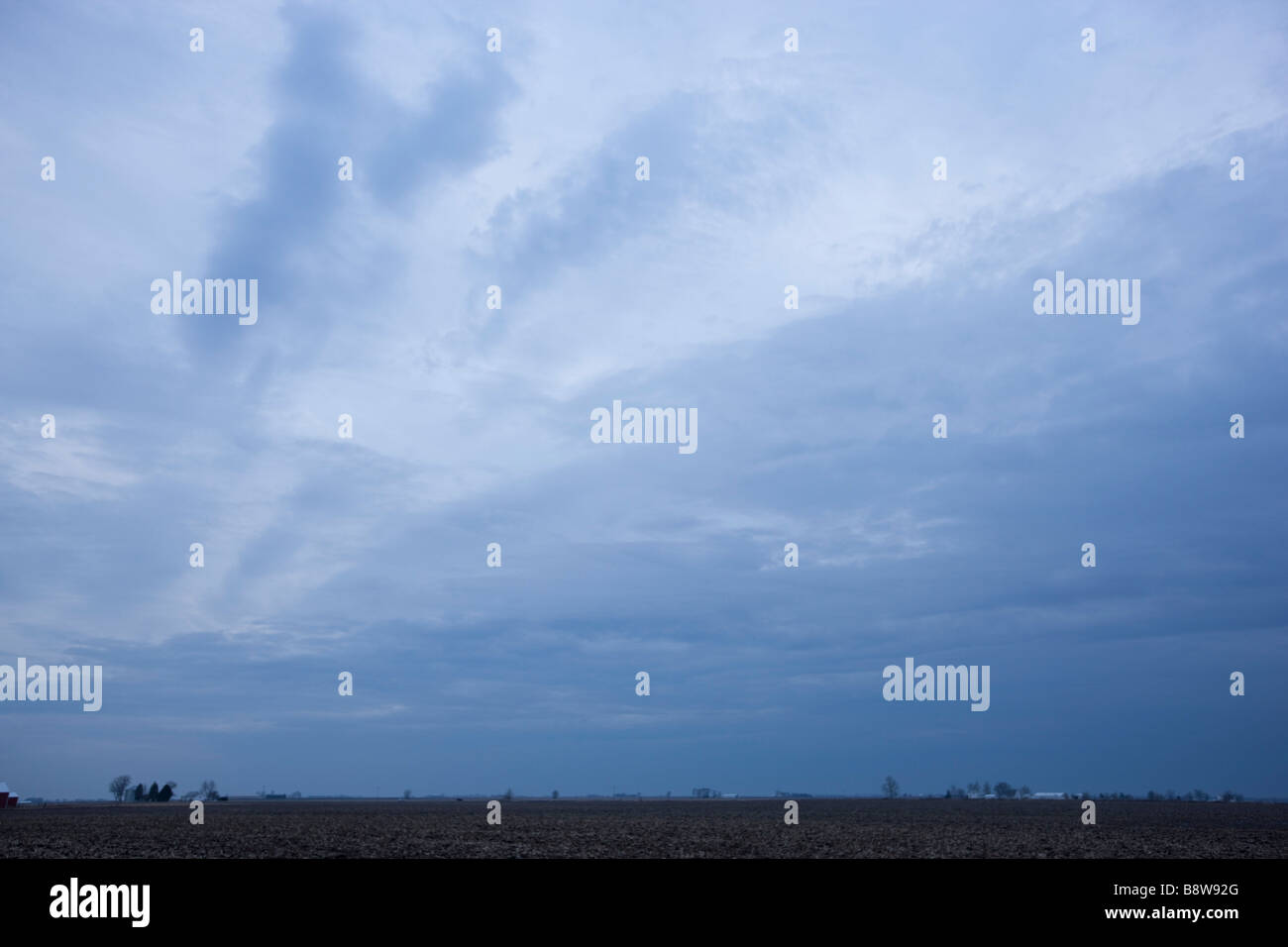 Ciel nuageux Banque D'Images