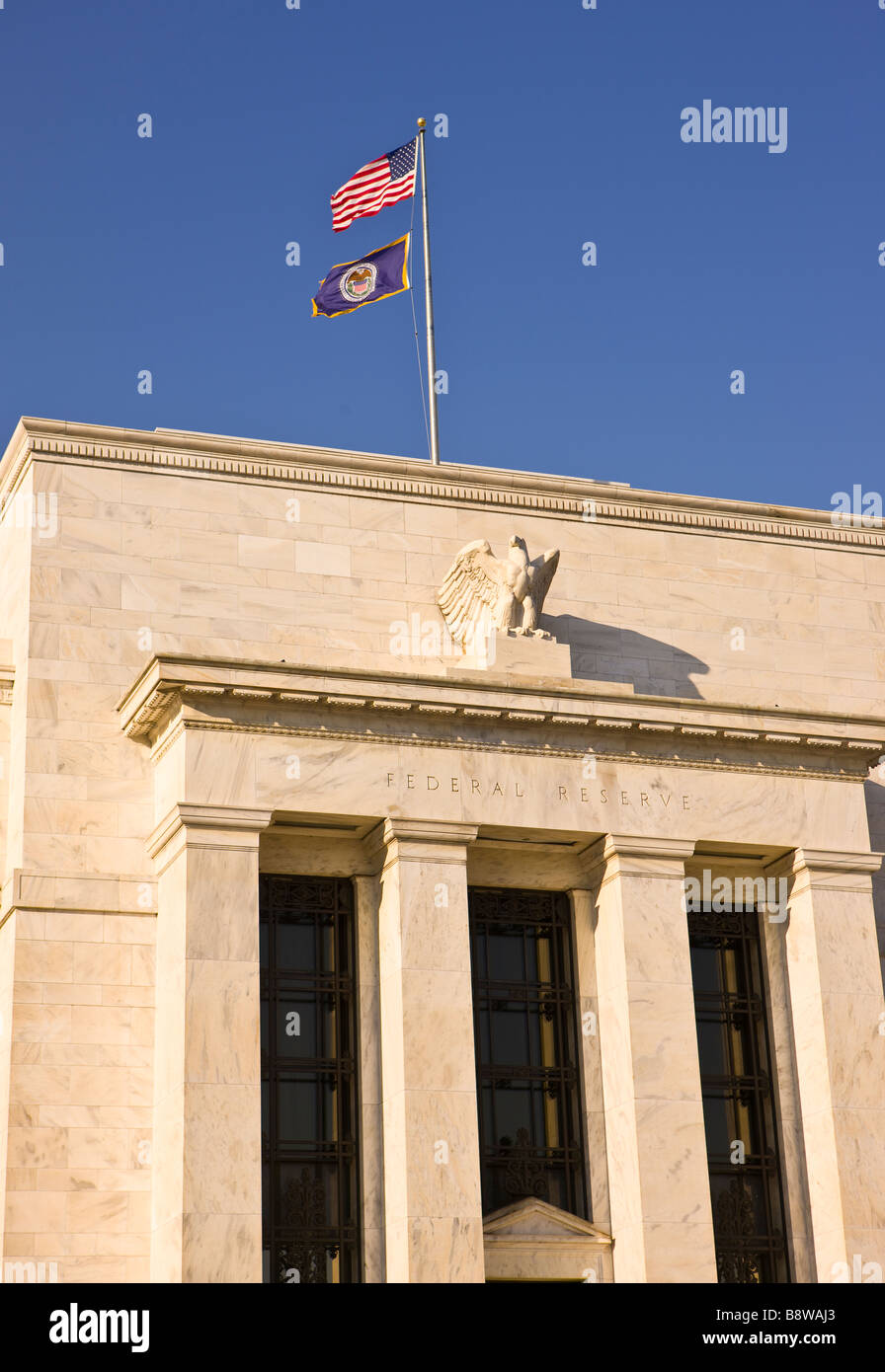 WASHINGTON DC USA United States Federal Reserve Board Bank Building Banque D'Images