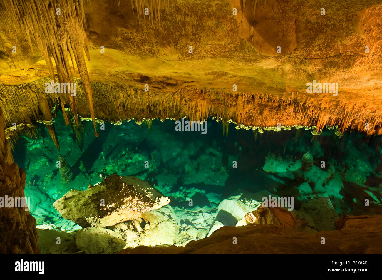 Europe Espagne Iles Baléares Majorque Porto Christo Cuevas del Drac, grotte de dragon Banque D'Images