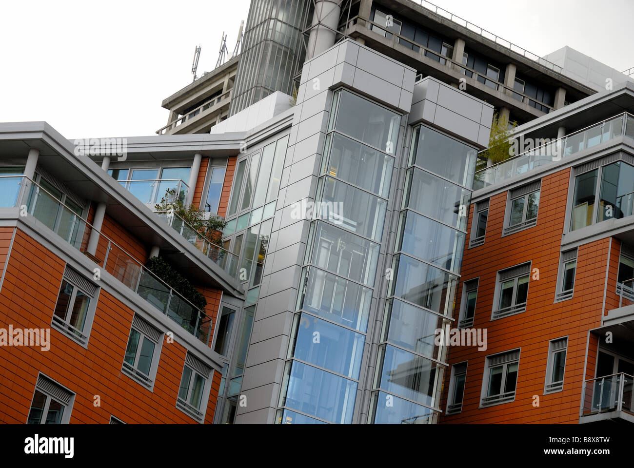 Appartements modernes à Londres Banque D'Images