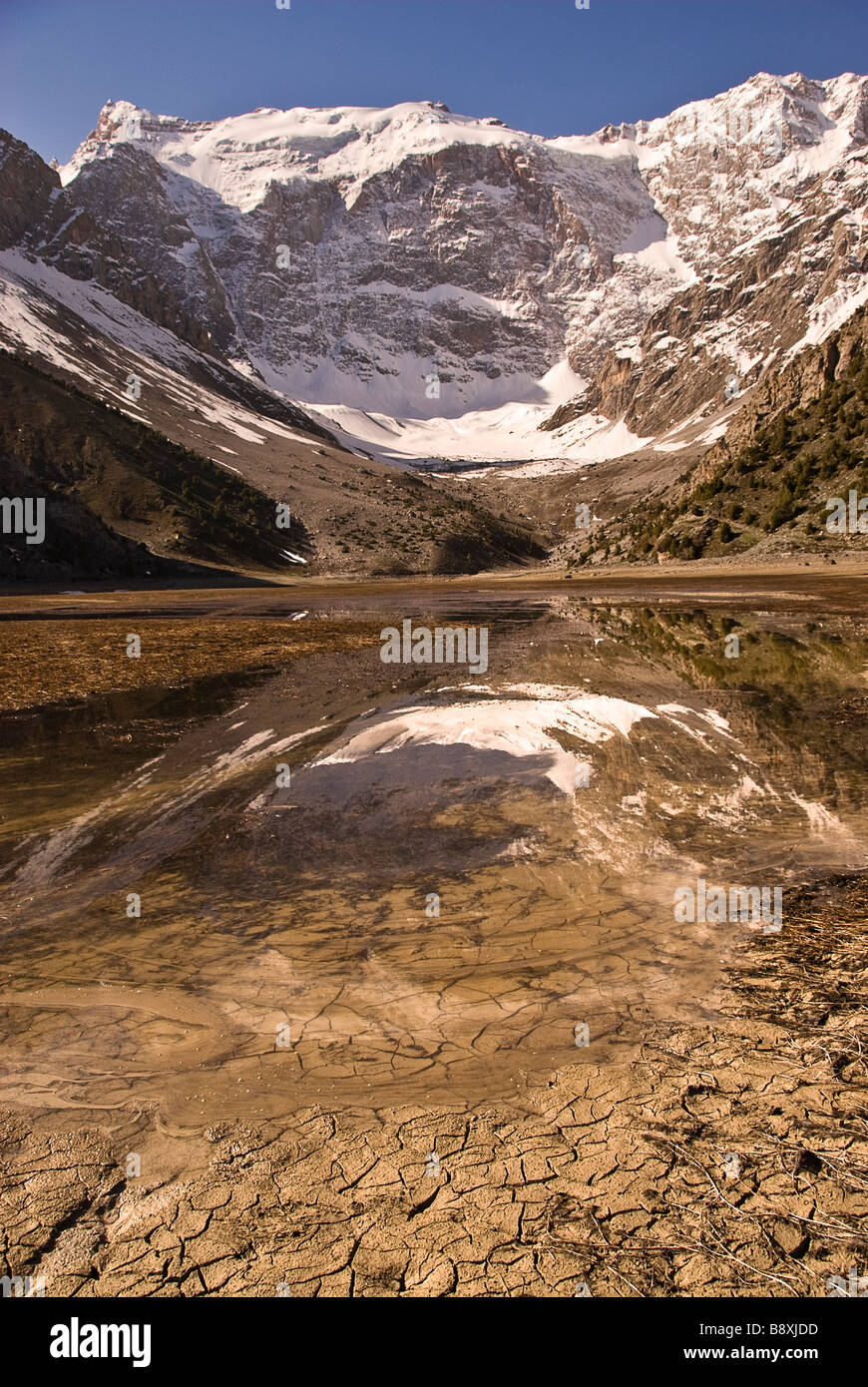 Kulikalon lacs, montagnes du ventilateur, Pamir, au Tadjikistan, en Asie. Banque D'Images