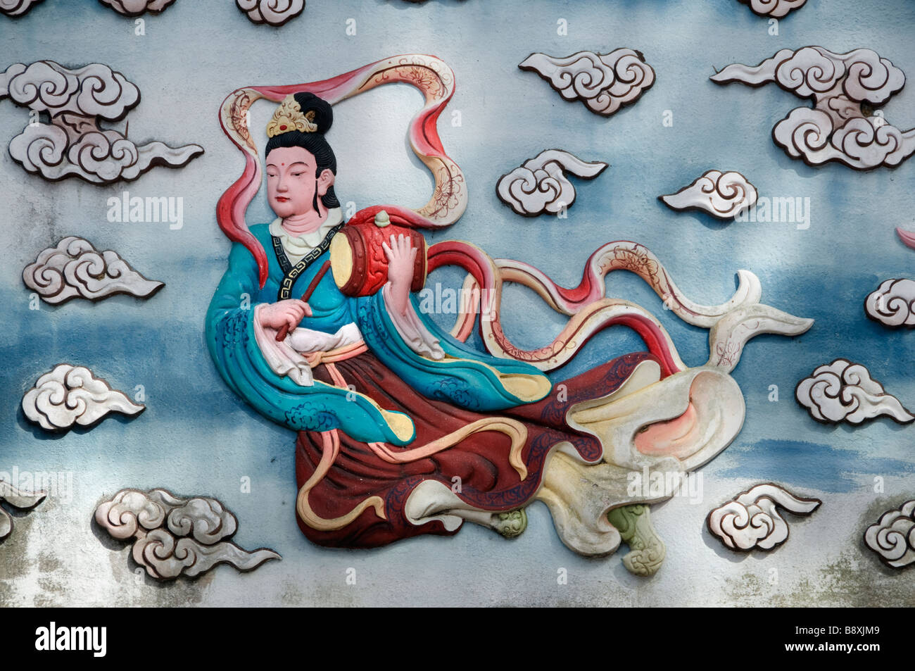 Kuala Lumpur, en Malaisie, le temple du Bouddha Bouddhisme Chinatown malais Banque D'Images