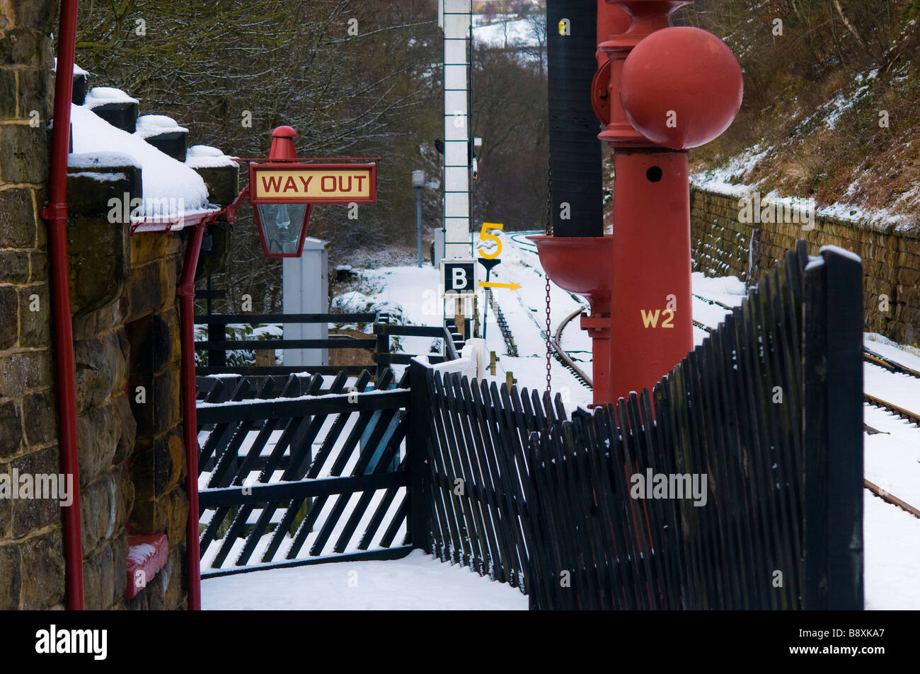 Chemin de fer de lancaster et du yorkshire Banque de photographies et d