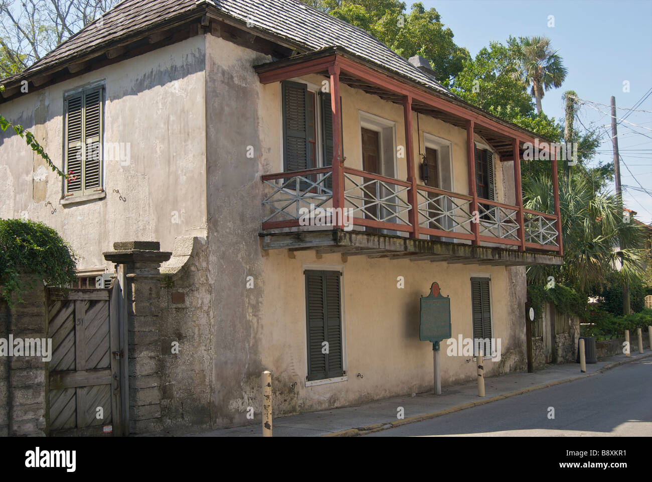 Llambias House, St Augustine en Floride Banque D'Images