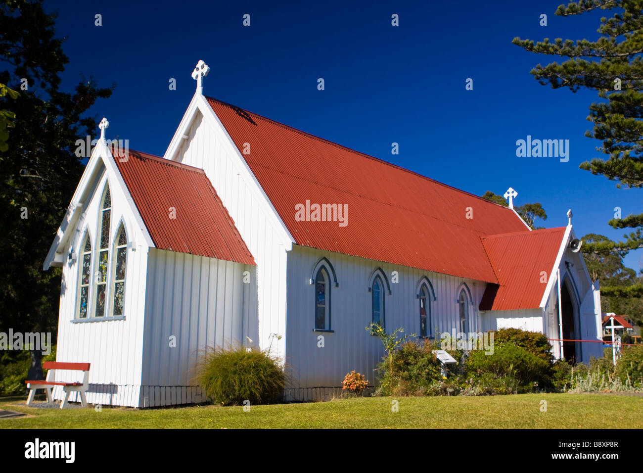 À l'église de l'Île du Nord Nouvelle-zélande Kerikeri Banque D'Images