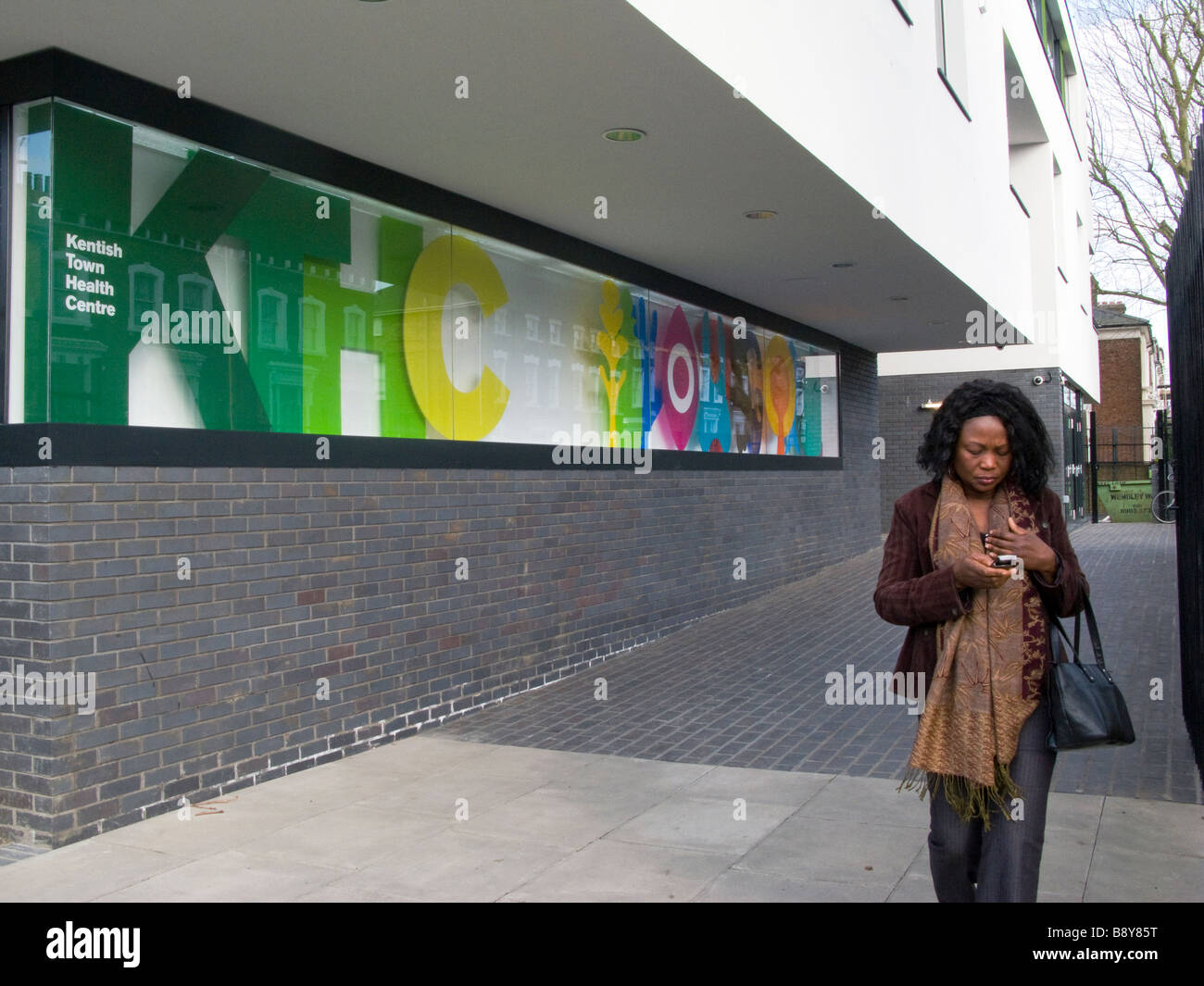 UK.New NHS Health Centre de Kentish Town Camden.Photo par Julio Etchart Banque D'Images