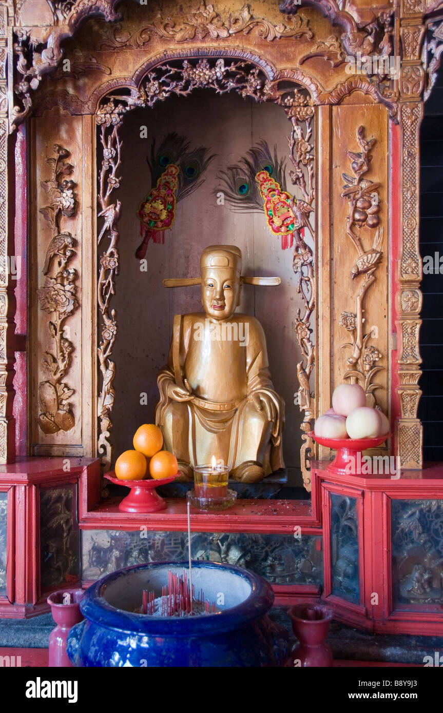 Kuala Lumpur, en Malaisie, le temple du Bouddha Bouddhisme Chinatown malais Banque D'Images