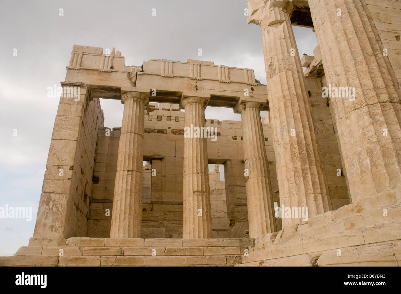 L'Acropole, d'anciennes ruines grecques, Athènes Banque D'Images