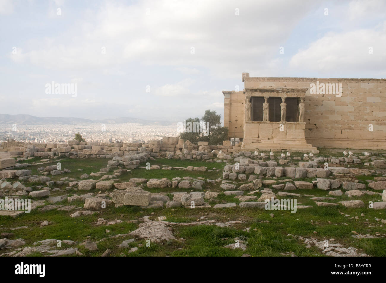 Ruines de la Grèce antique Banque D'Images