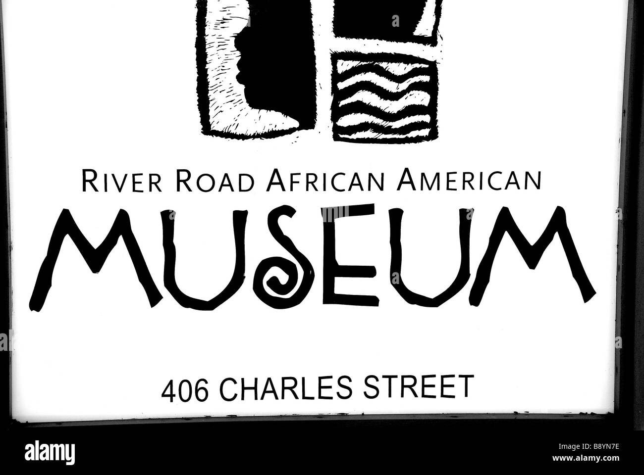 Musée Africain de River Road, Baton Rouge, Louisiane, États-Unis d'Amérique, Amérique du Nord Banque D'Images