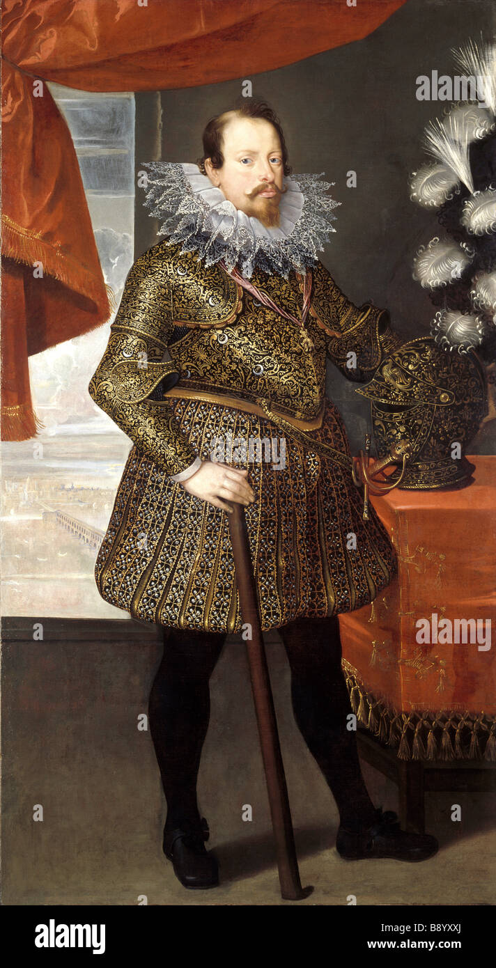 Portrait de VINCENZO JE GONZAGO 4e duc de Mantoue 1562 1612 par Franz Pourbus le jeune Banque D'Images