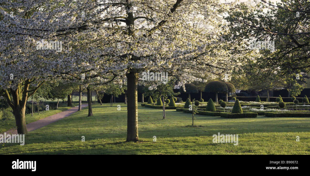 Jardin Cour Westbury Banque D'Images