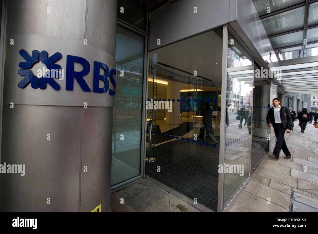 Royal Bank of Scotland rbs spitalfields siège London UK Banque D'Images