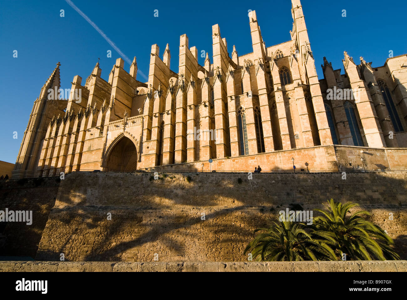 Europe Espagne Iles Baléares Majorque Palma cathédrale La Seo Banque D'Images