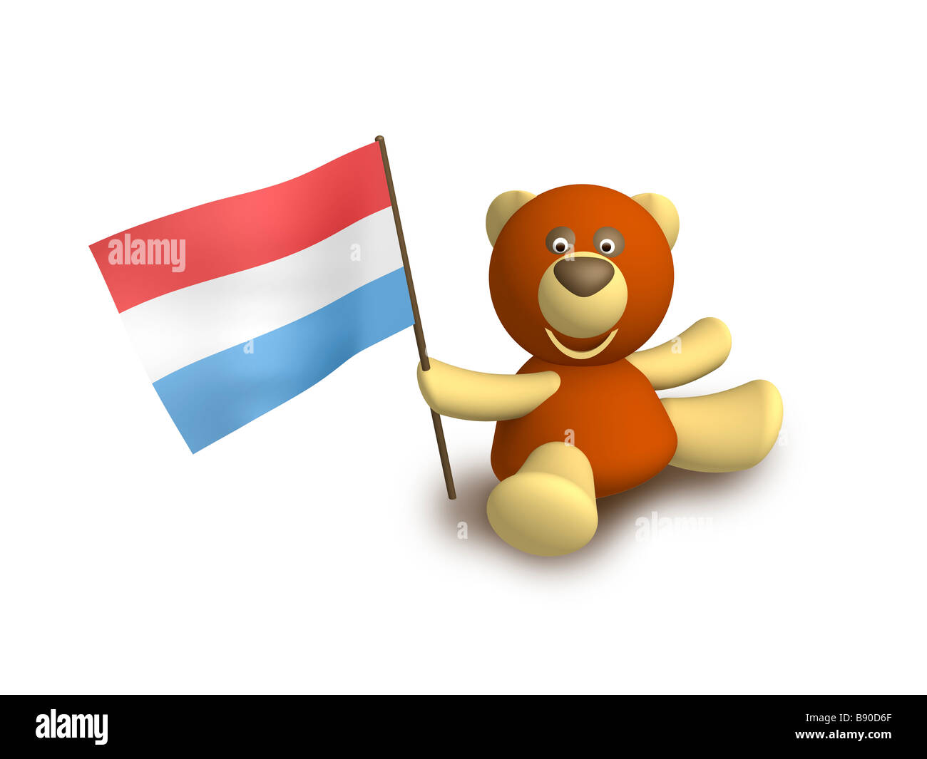 Neuf - Pays-Bas/Holland/Néerlandaise Drapeau Nounours Ours - Cadeau  Ventilateur