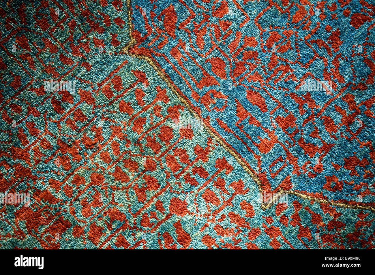 Détail de conception tapis sardi Banque D'Images