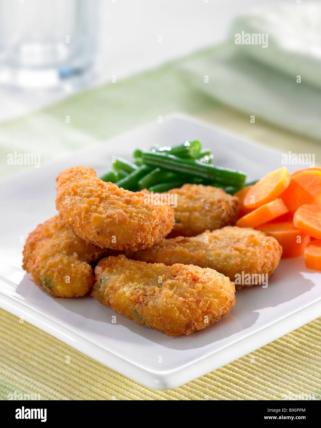 croquettes de légumes Banque D'Images
