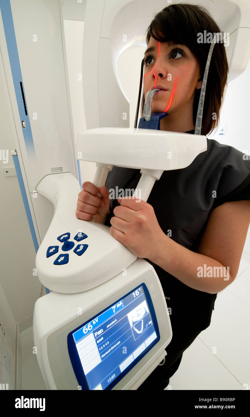 La technologie de l'imagerie dentaire informatisé Banque D'Images