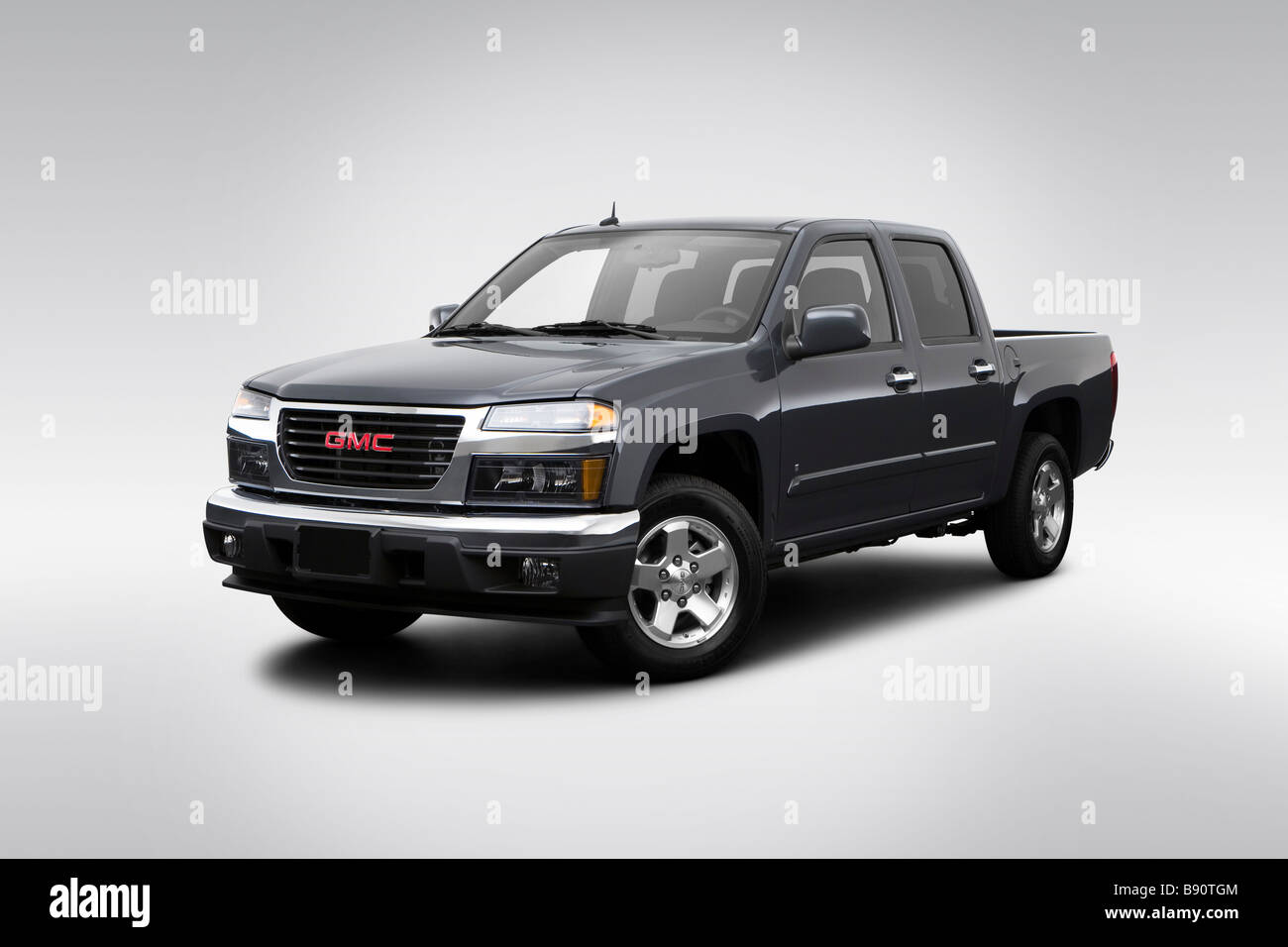 2009 GMC Canyon SLE en gris - angle de vue avant Banque D'Images