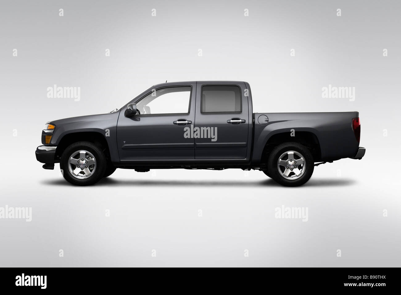 2009 GMC Canyon SLE en gris - Pilotes Portrait Banque D'Images