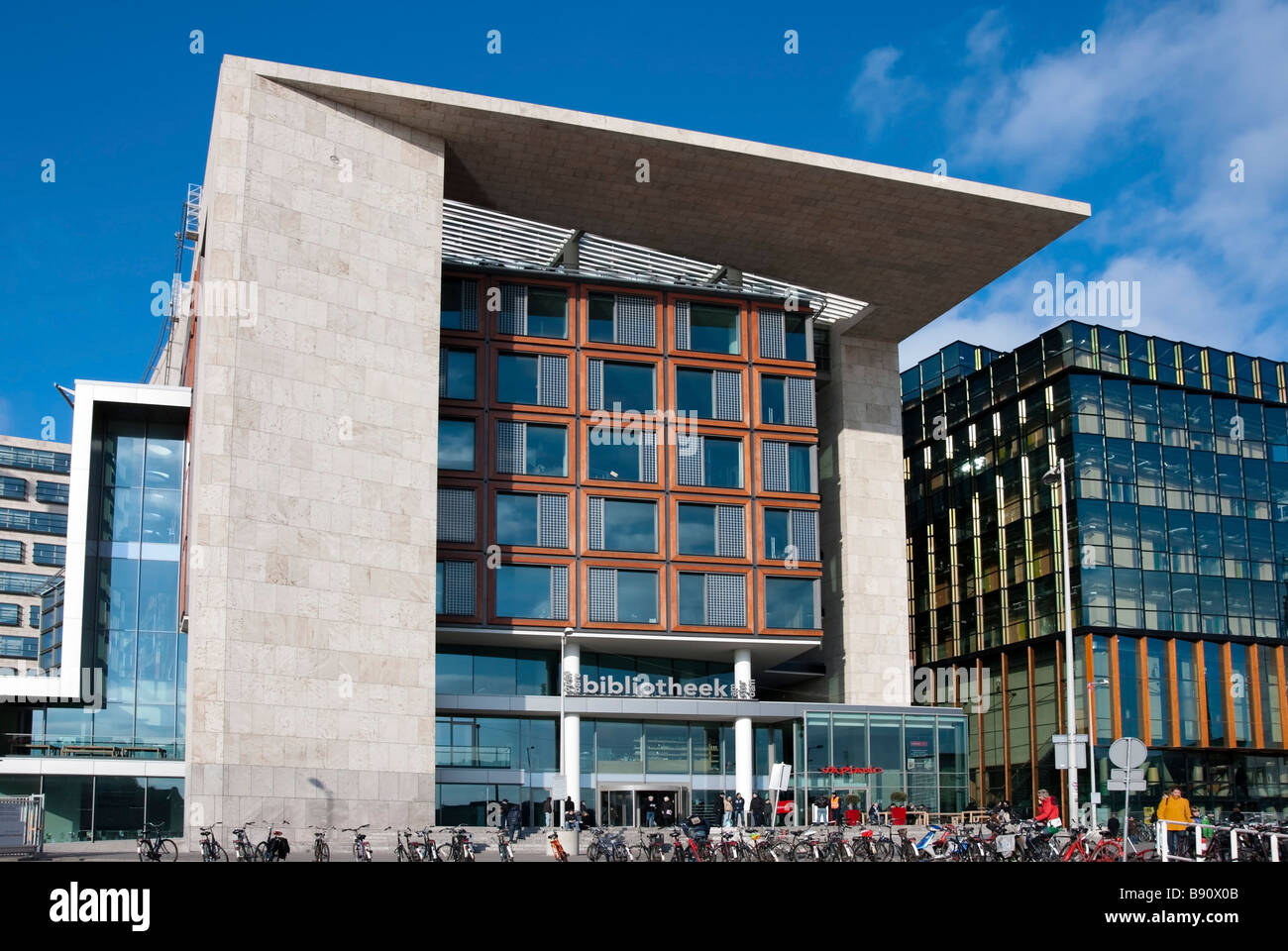 Centrale Openbare Bibliotheek Amsterdam Banque D'Images