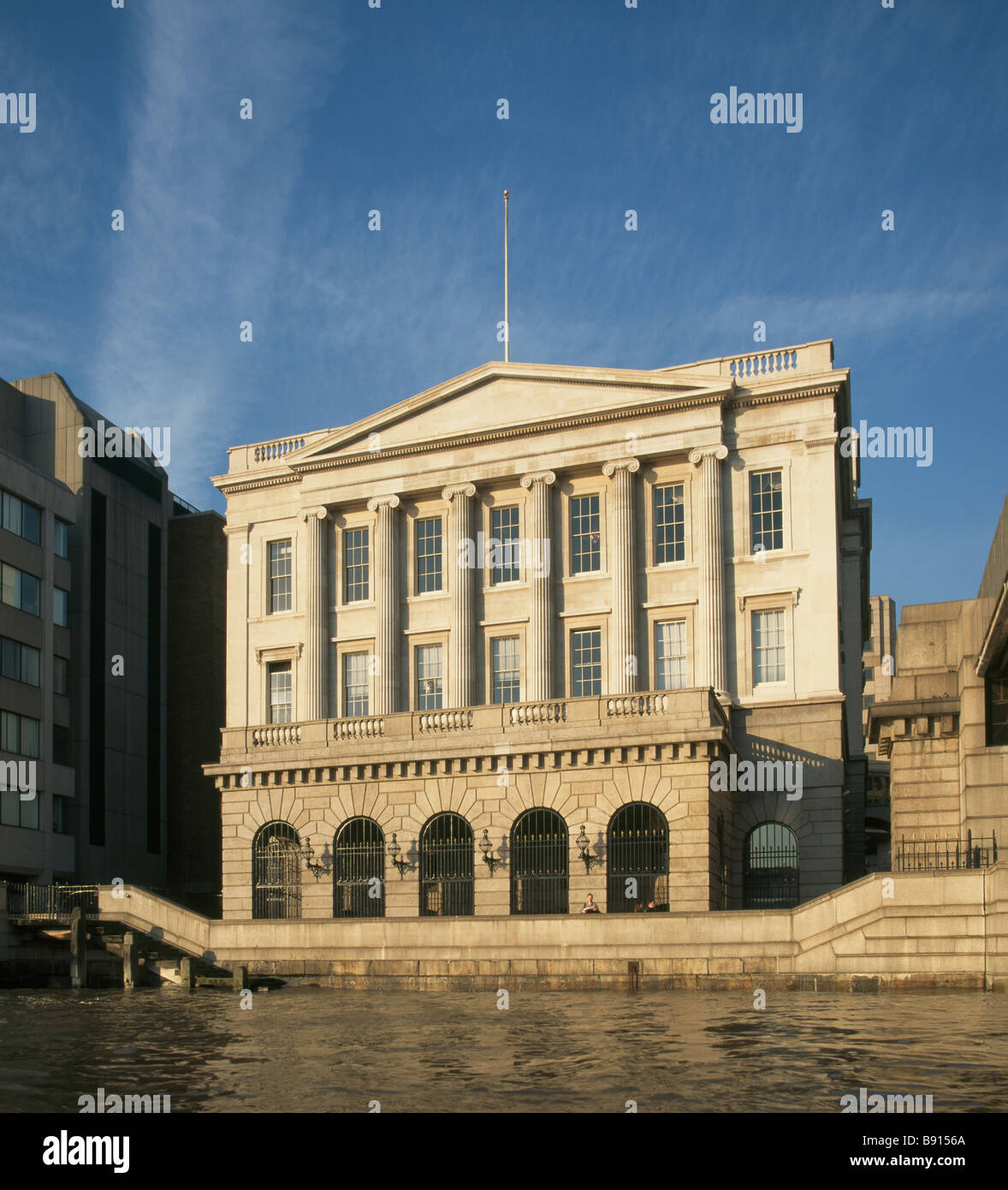 Poissonnier's Hall sur la rivière Thames, la ville de Londres Banque D'Images