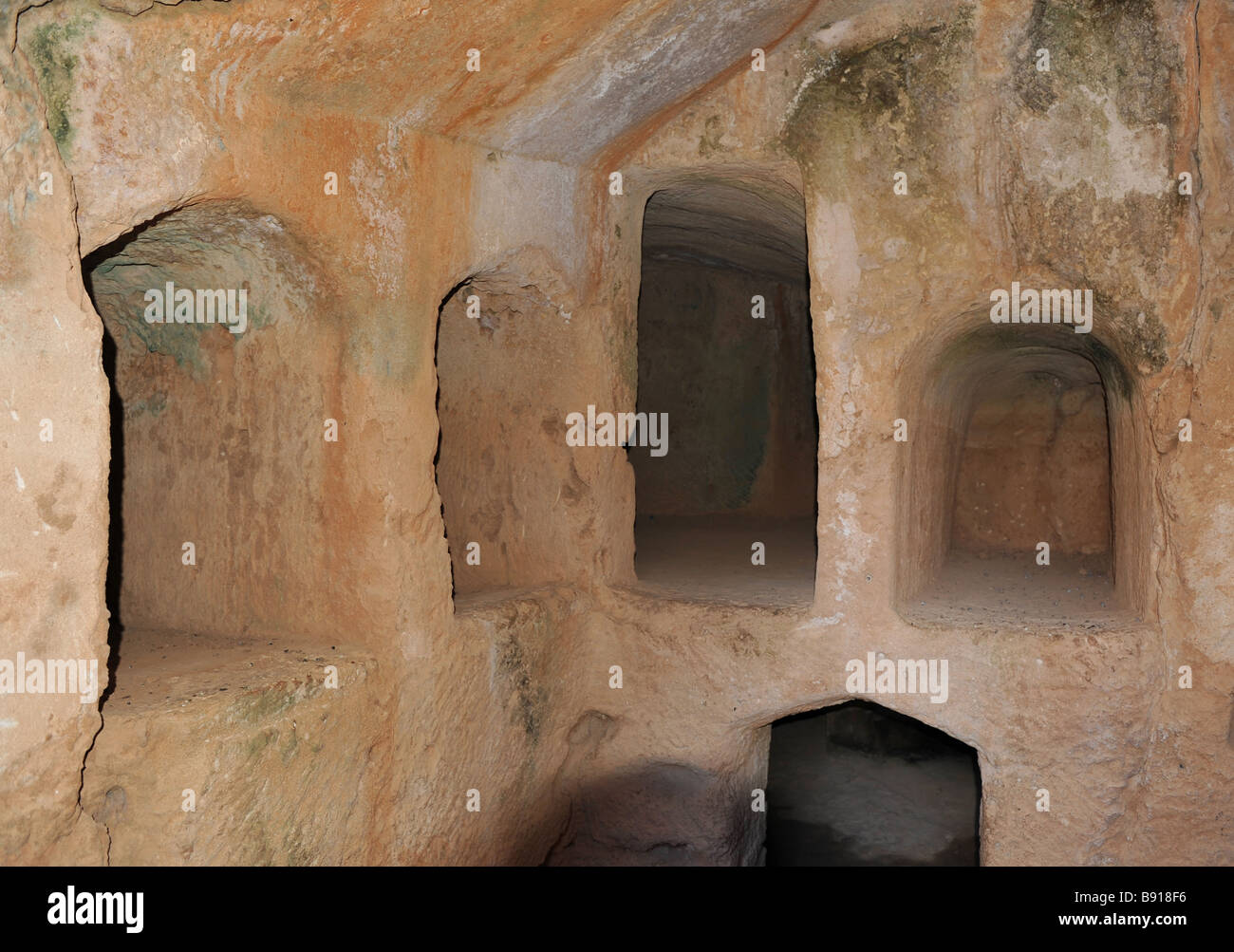 Catacombes, le Tombeau des rois, Paphos, Chypre Banque D'Images