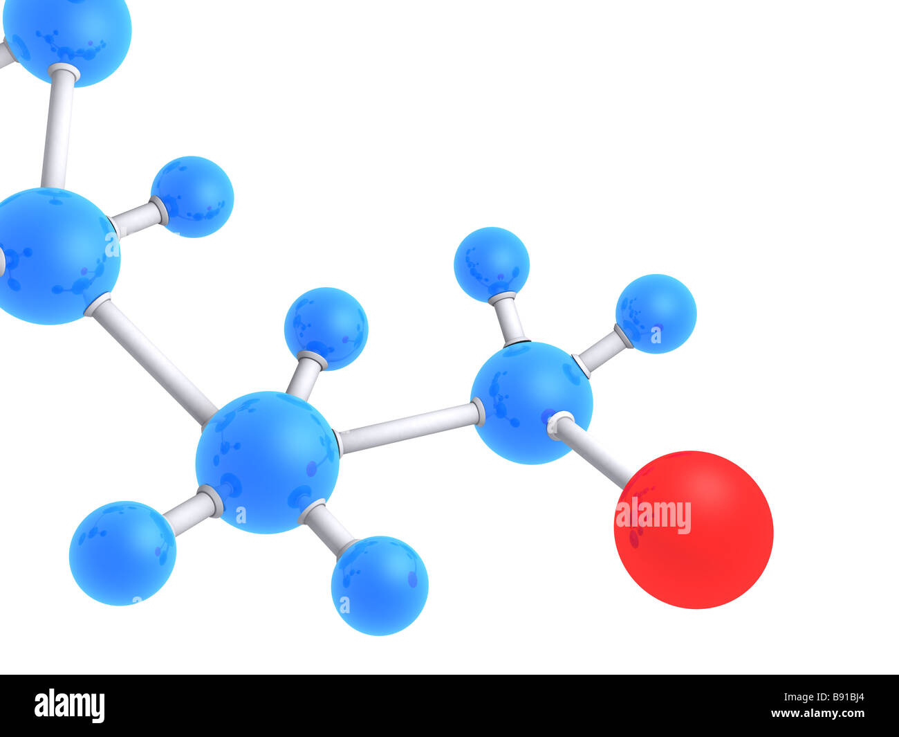 molécules 3D Banque D'Images