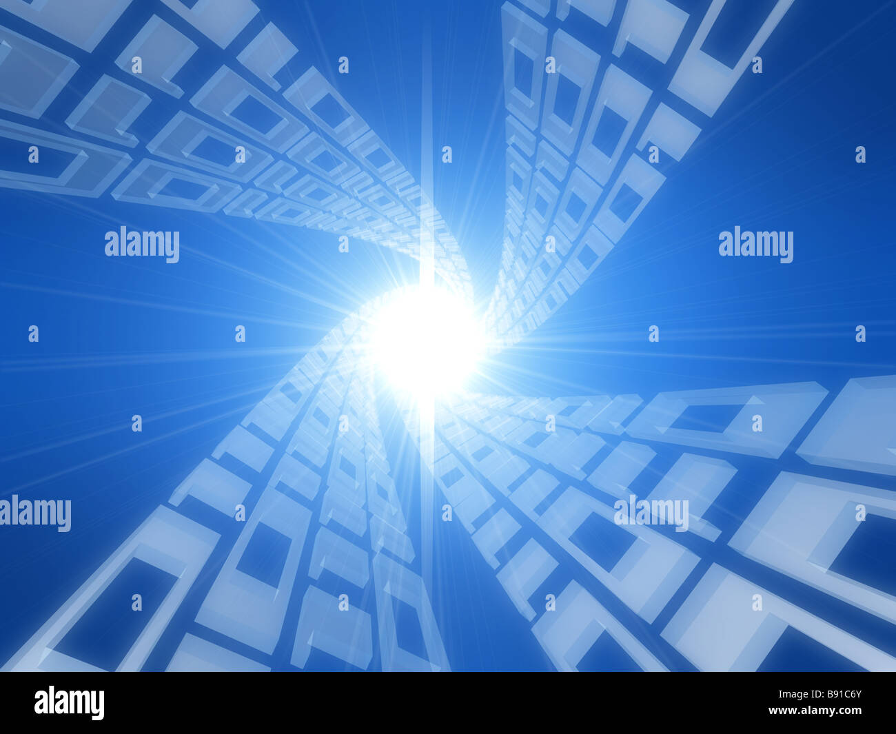 code binaire Banque D'Images